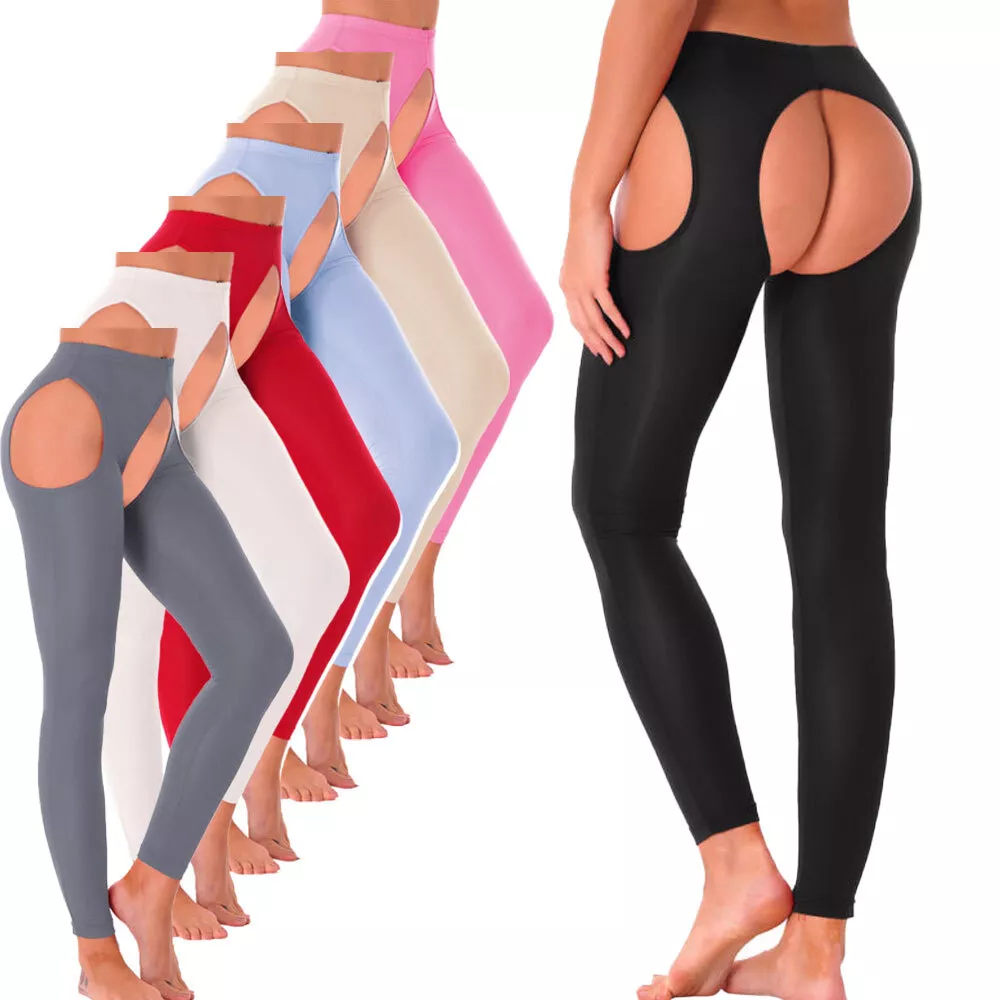 Skinny Stretchy Pants Soft Long Leggings Lycra Slim Spandex Capri Seamless  Tight