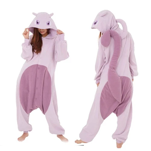 Adults Pokemon Costume Kigurumi Pajamas Sleepwear Pyjamas Pikachu Gengar Cosplay - Picture 60 of 65