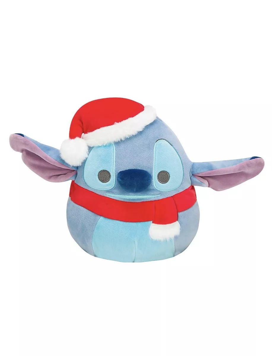 Squishmallow 8 Disney Stitch Santa Hat Christmas Official Kellytoy LILO  Stitch