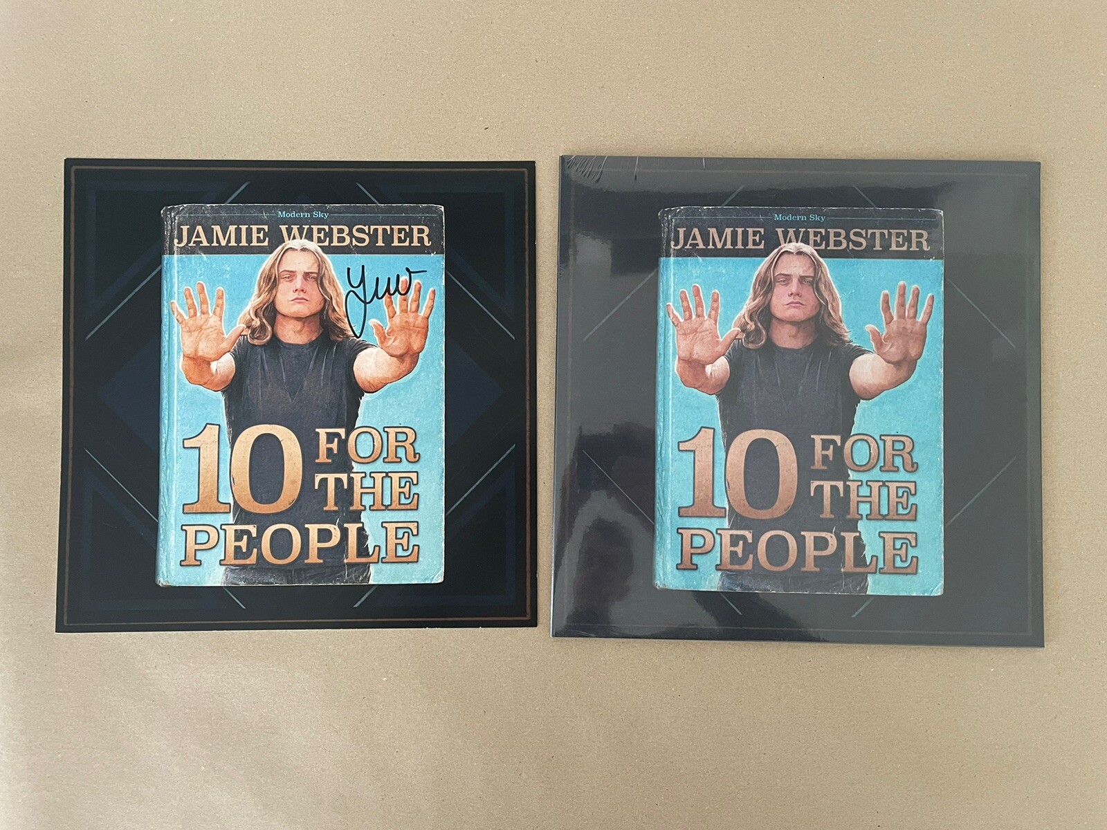 WEBSTER, Jamie - 10 For The People - Vinyl (clear vinyl LP) + Signed Art Card
