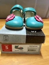 See Kai Run Kids Baby Girl's Jolissa (Toddler) Aqua Sandal 5 Toddler M
