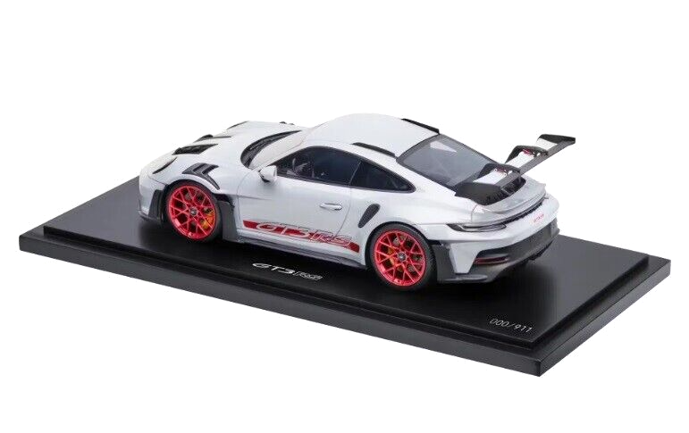 1/18 Porsche 911 GT3 RS (992) Ice Grey Metallic Model by Spark