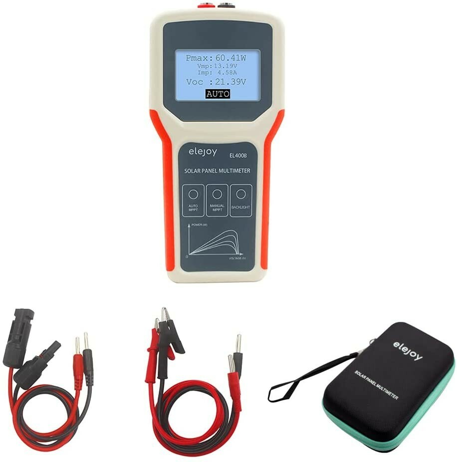 Photovoltaic Panel Multimeter Solar Panel MPPT Tester VOC Testing Power Meters
