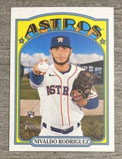 Nivaldo Rodriguez RC 2021 Topps Heritage High Number Astros #675  *F310*
