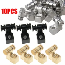 10pcs Metal String Retainer Trees Roller Guitar Accessories Parts Black AH9