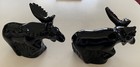NEW Moose Salt & Pepper Shaker Set Rustic Cabin Decor-Moose Check Hand Painted — photo 9