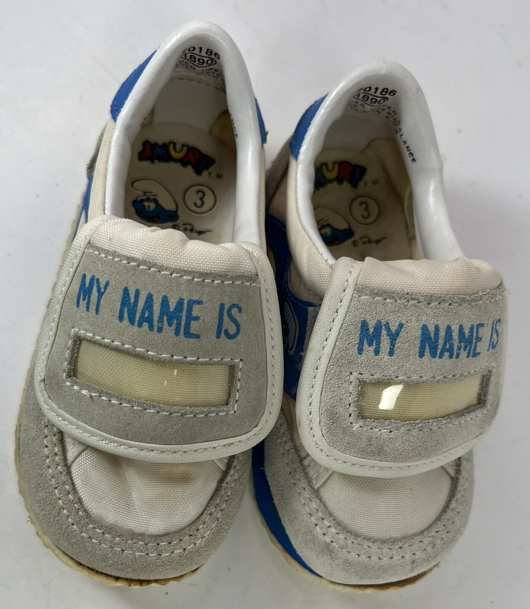 VTG SMURFS SHOES SZ 3 | eBay