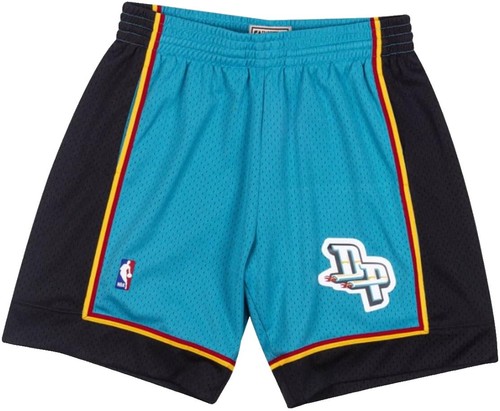 Mens Mitchell & Ness NBA Swingman Shorts Detroit Pistons 1998-99