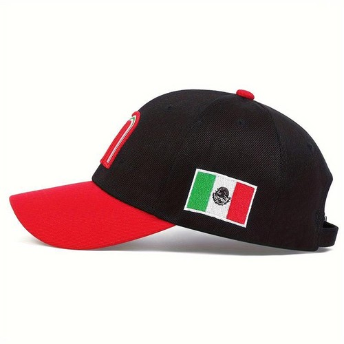Berretti Unisex M Lettera Ricamo Baseball Mexico Squadra Baseball Fitted Regolabili - Foto 3 di 28