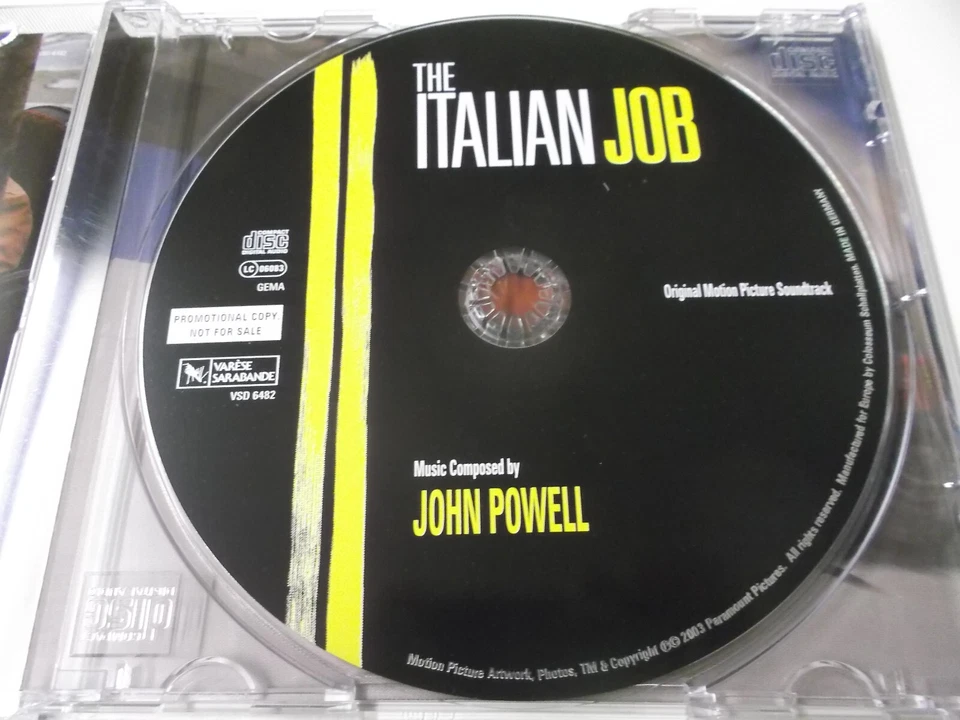 67867 - THE ITALIAN JOB - 2003 VARESE PROMO SOUNDTRACK CD ALBUM (JOHN POWELL) - Bild 2 von 3