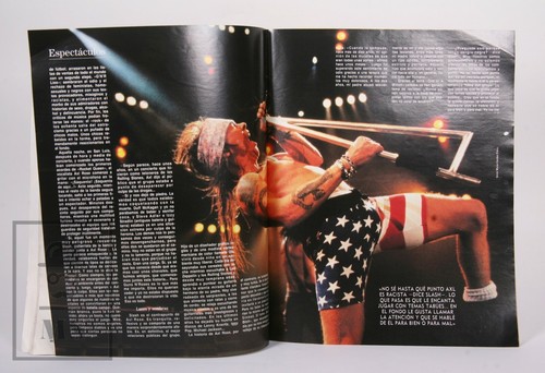 1990s Spanish Magazine Black & White - Guns N' Roses, June 28, 1992 - Axl Rose - Picture 3 of 4