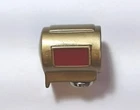 LIONEL MTH TINPLATE CAST HEADLIGHT HOUSING GOLD WITH SCREW O GAUGE NEW OEM PART