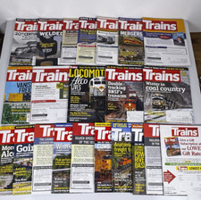 TRAINS Magazine Lot of (22) 2016-2022 The Mag...