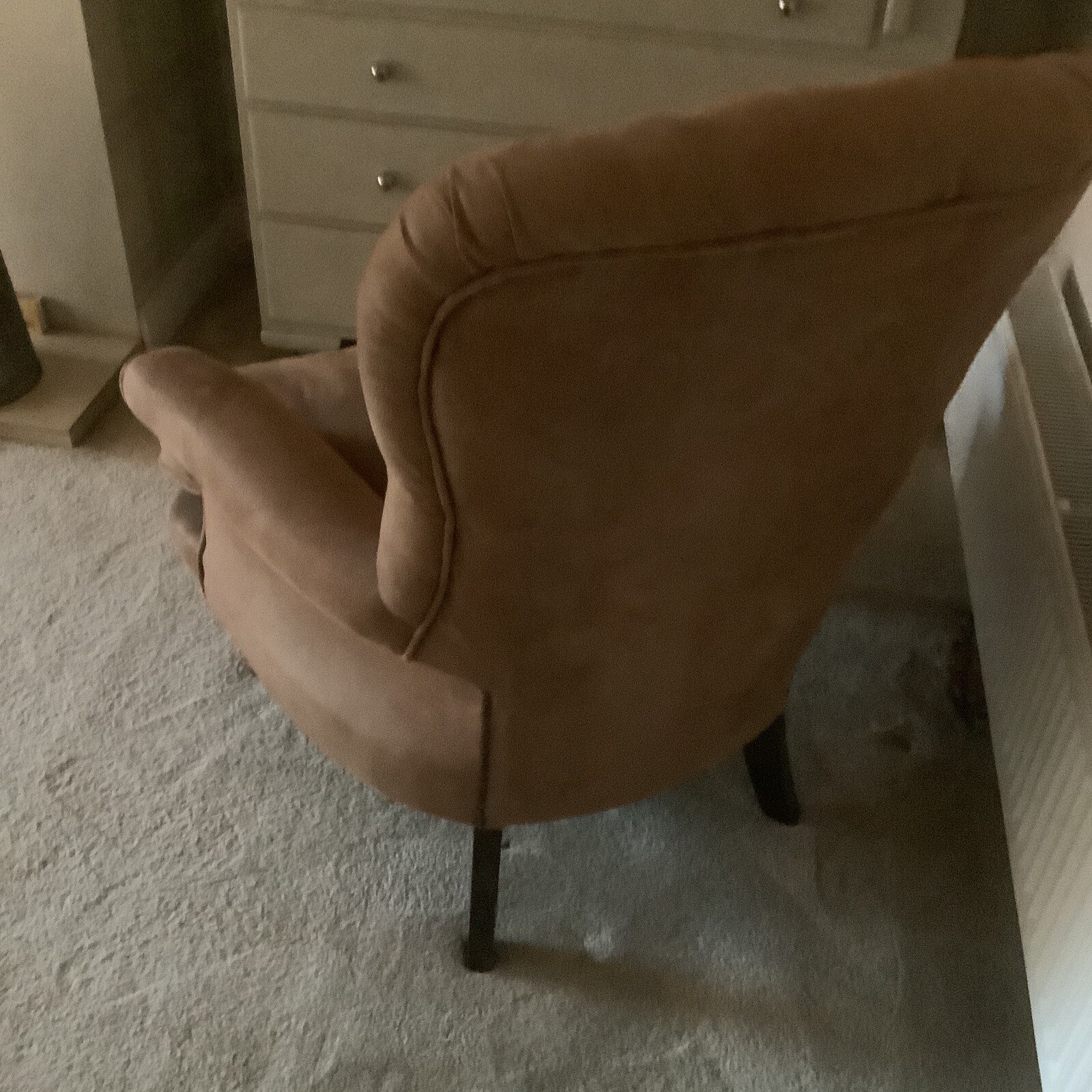 Armchair Button Back Easy Chair eBay