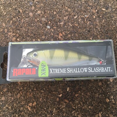 Rapala X-Rap Shad Shallow - Yellow Barsch - 8 cm - 14 g - Schwimmtiefe - 4  - 7 