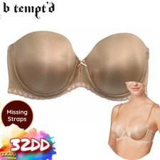 NWD b.tempt'd by Wacoal Women's 32DD Faithfully Yours Strapless Bra 954108 Nude