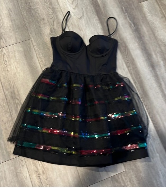 victoria secret corset dress Black Rihanna Slit Corset Prom Celebrity Formal Dress Victoria Secret   Hoprom