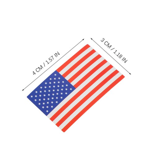 250 pièces autocollants logo scrapbooking patriotique décalcomanies drapeau américain décalcomanies - Photo 7/12