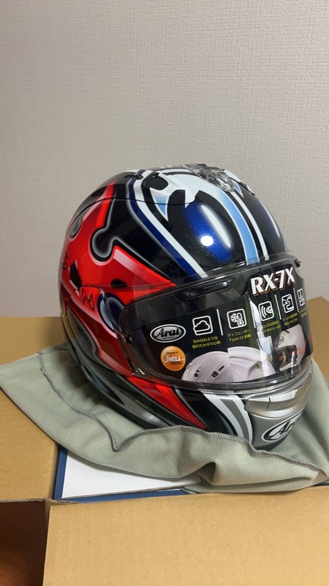 Arai RX-7X Nakano GP2 Nakano Shuriken Corsair-X Full Face Helmet 