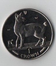 World Coins Isle of Man 1 Crown 1994 BU Cat