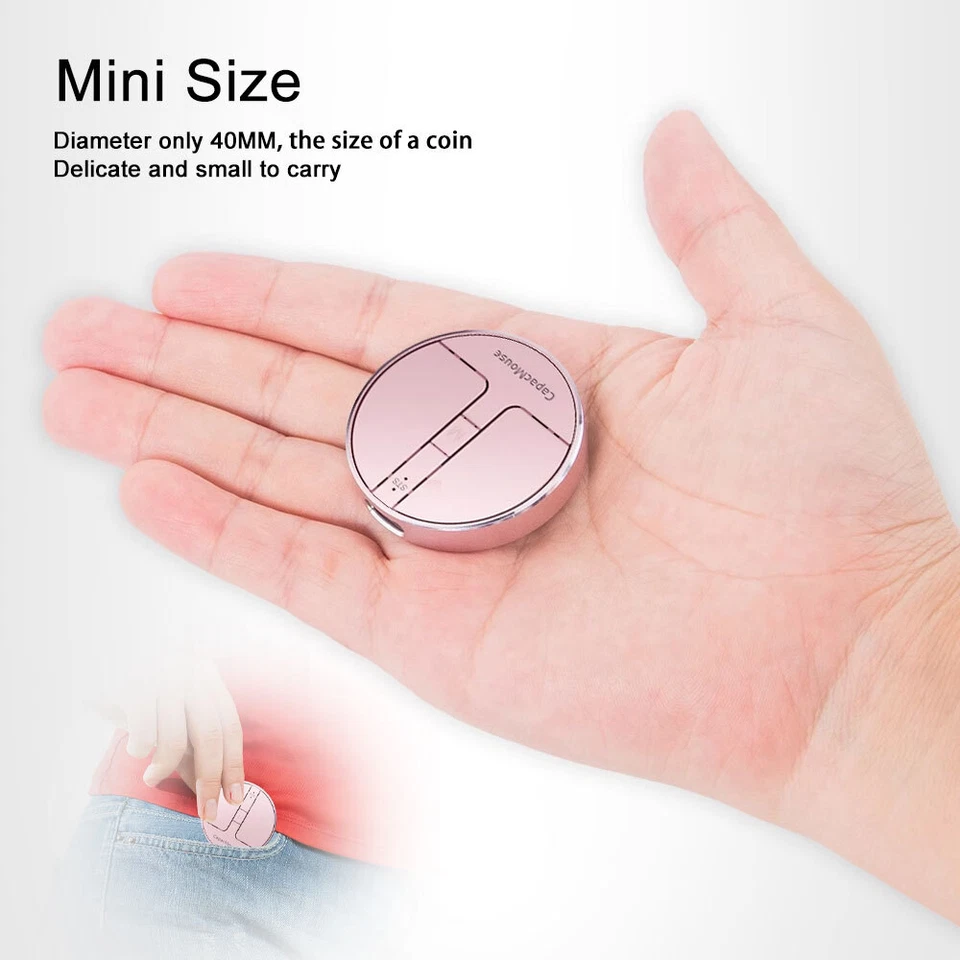 NEW Portable Wireless Mouse 2.4G Wire Mouse Bluetooth Mini Mouse - Image 3 of 4