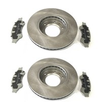 Bremsscheibe Vorne Beschichtet & Pad Set FüR Ford Ranger Pick Up T64 2.2TD 16V (