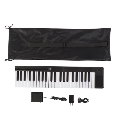 88-Tasten klappbar Keyboard Digitalpiano elektrisch Klavier mit Umhängetasche DE - Bild 2 von 12