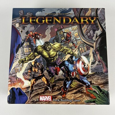 Upper Deck Legendary A Marvel Deck Building Board Game - 100% Complete - VGC!