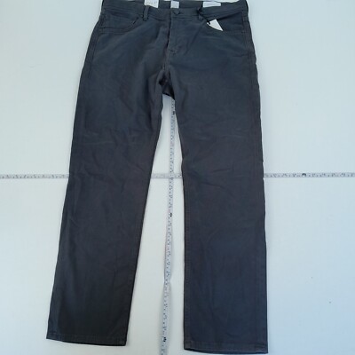 BALDESSARINI TROUSERS W36 L30 GREY MENS REGULAR FIT STRAIGHT
