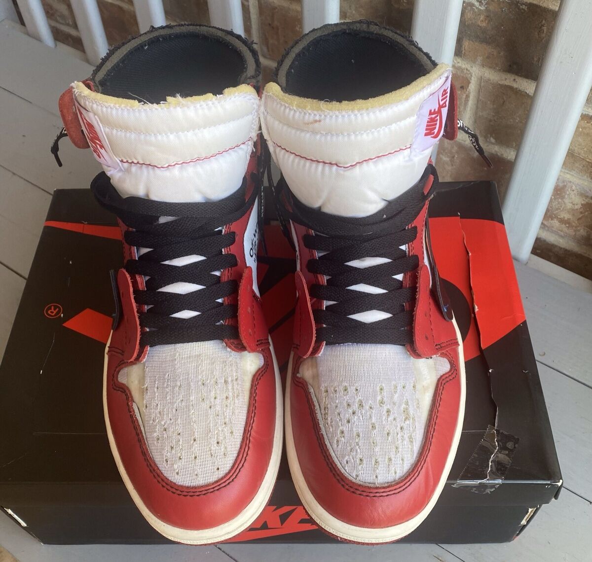 Nike Air Jordan 1 -Off White Chicago 1 | eBay Nike Air Jordan 1 -Off White Chicago 1 | eBay