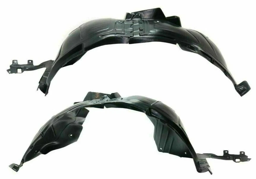 Front Driver & Passenger Side Fender Liner Set For 2013-2015 Chevrolet Malibu Foto 2 de 3