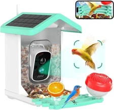 New! Bird Feeder with Camera,4K HD AI Identify Bird Species, Smart Solar-Powered