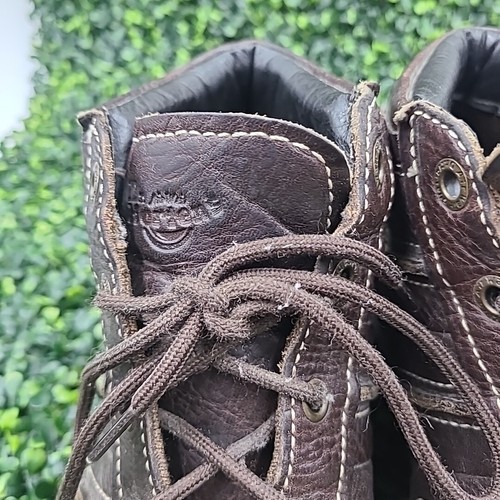 Botas de cuero marrón medio alto vintage Dr Martens Aw004 Pc051 12305 talla 9  - Imagen 5 de 17