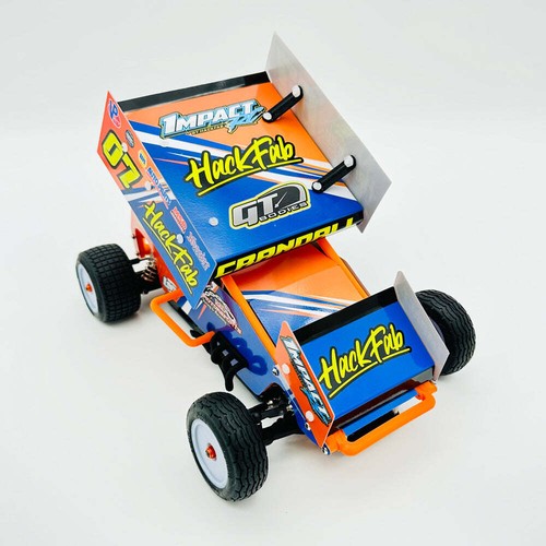 HackFab Swerve Front Premounted Mini Oval Tires fits Losi Mini (Soft) (Black) (2 - Picture 4 of 5