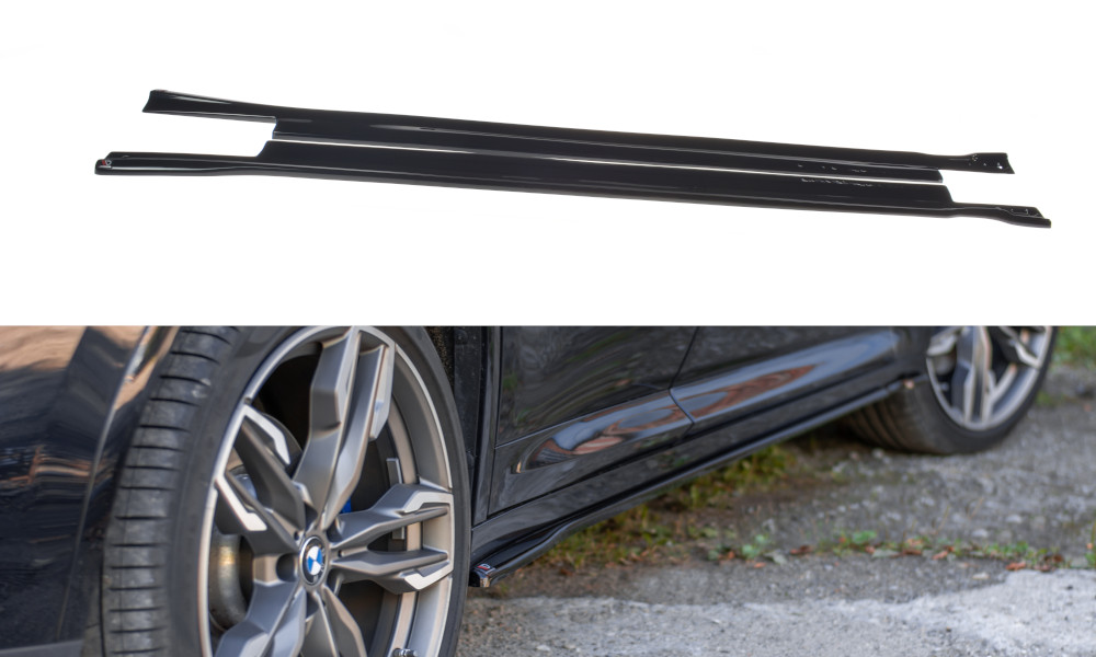 Extensions de bas de caisse Maxton pour BMW X4 G02 M-Pack finition luxe