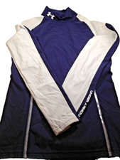 Under Armour Youth Large Navy and White Coldgear Top