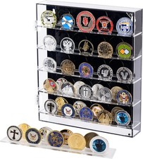 Coin Display Frame Case Wall hanging case 45 Fifty Pence Coin Collection Gift