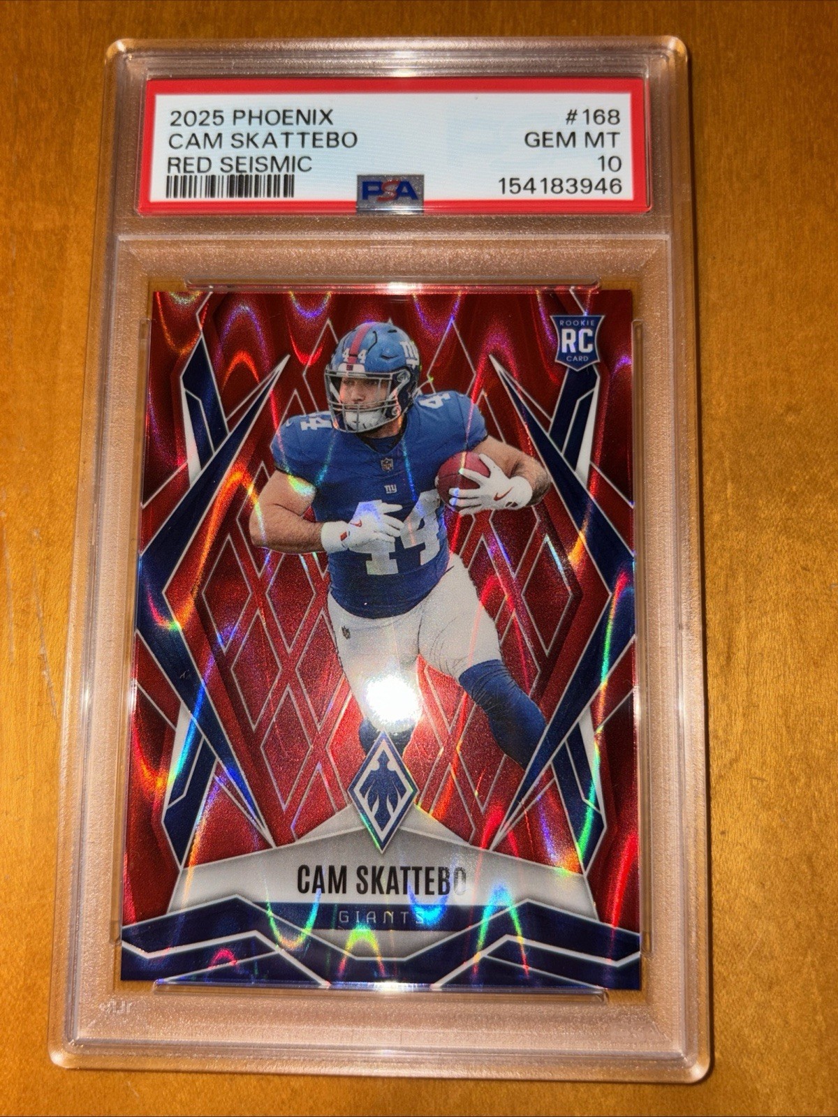 Cam Skattebo Panini Phoenix #168 Red Seismic