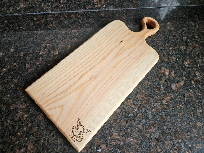 Custom Handmade Pokémon Cutting Board