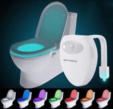 Suptempo Lumière À LED Nuit Wc Capteur de Mouvement 8 Couleurs Éclairage Vase