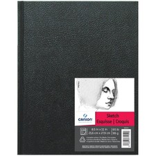 Canson Artist Series Hardbound Sketch Book Paper Pad - Pencil  Charcoal, Acid-F