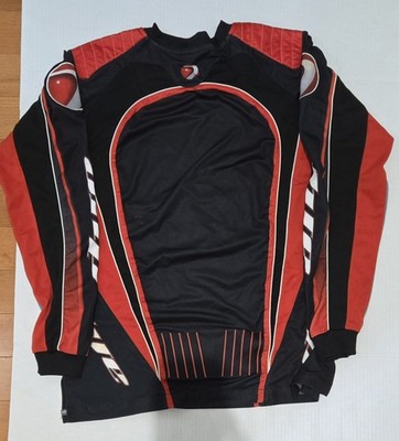 Vintage Dye Paintball Jersey Boys XL Long Sleeve Padded Red | eBay
