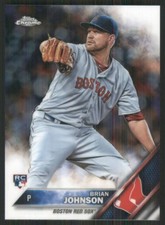 2016 Topps Chrome #137 Brian Johnson RC Boston Red Sox 46058