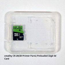 creality CR-20(3D Printer Parts) Preloaded 32gb Sd Card