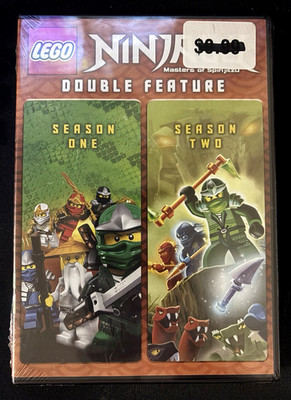 Lego Ninjago Masters of Spinjitzu Double Feature Season One & Two 4-Disc DVD NEW