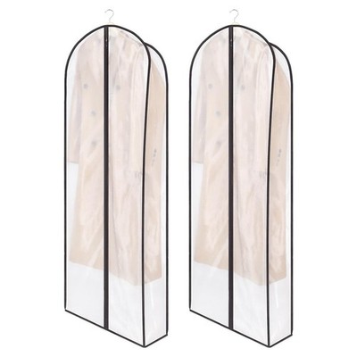 Zilink Breathable Fur Coat Storage Bags 60'' Dress Bags for Gowns Long Dust Co...