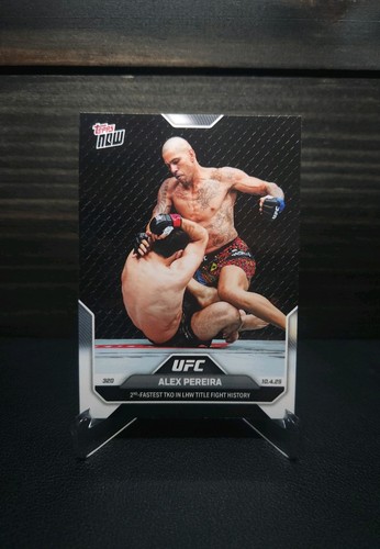Alex Pereira – Alex Pereira - 2025 UFC Topps NOW® - Card 31 - PR: 8323