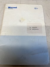 MARCONI TF1073A/2S RF ATTENUATOR INSTRUCTION MANUAL