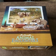 Bo Newell Puzzle Animal Encounters Jigsaw Ceaco 750 pce NEW SEALED Made In USA