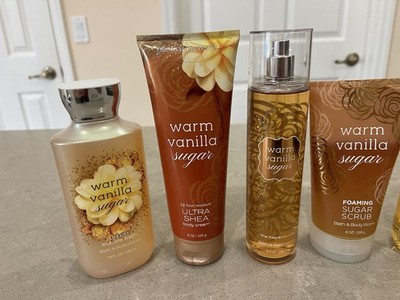 Bath & Body Works Warm Vanilla Sugar 5 Piece Gift Set | eBay